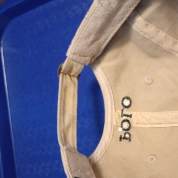 Polo Ralph Lauren Khaki & Black 'Scull&Bone' NWOT Adjustable Buckle Strap, OSFA - Picture 4 of 4